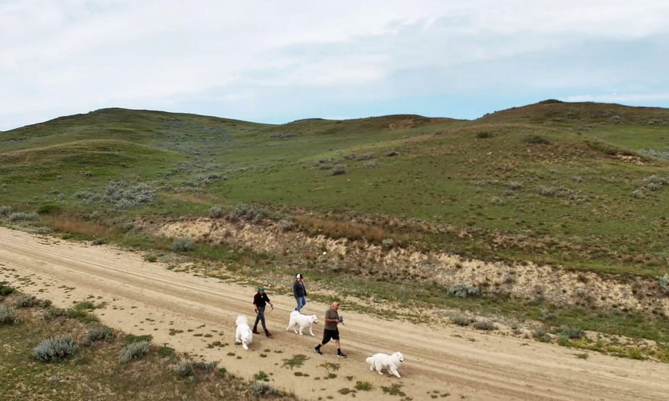 A walk near Fort Peck